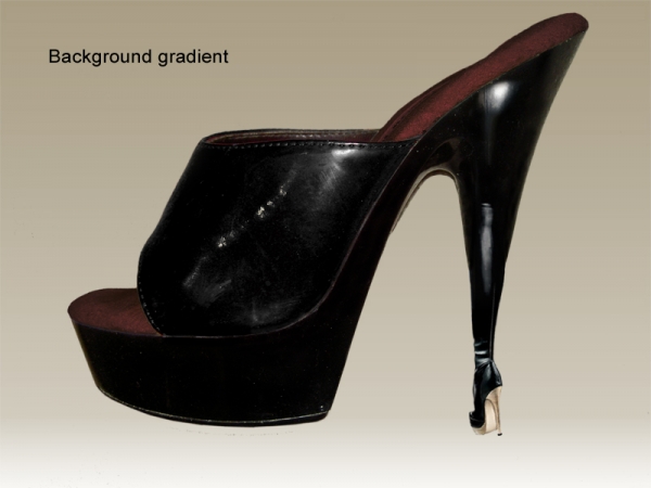 Creation of Black leather shoe: Step 8
